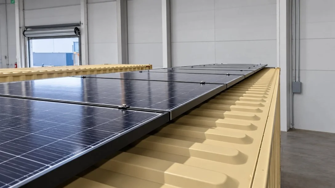 Solar panels on an ADU roof