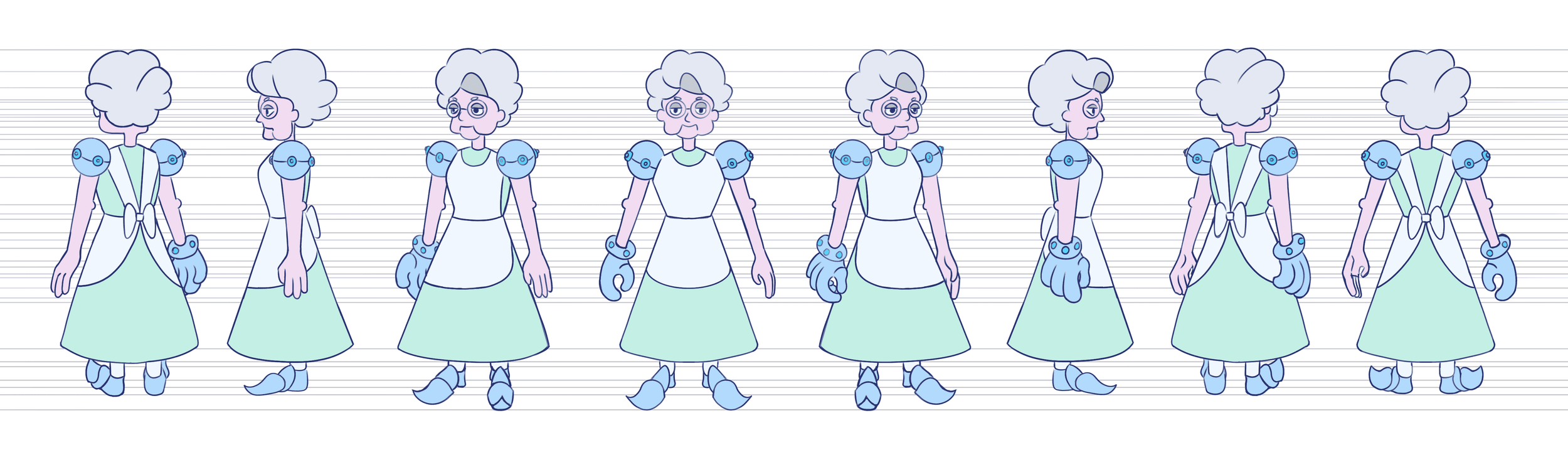Character turnaround