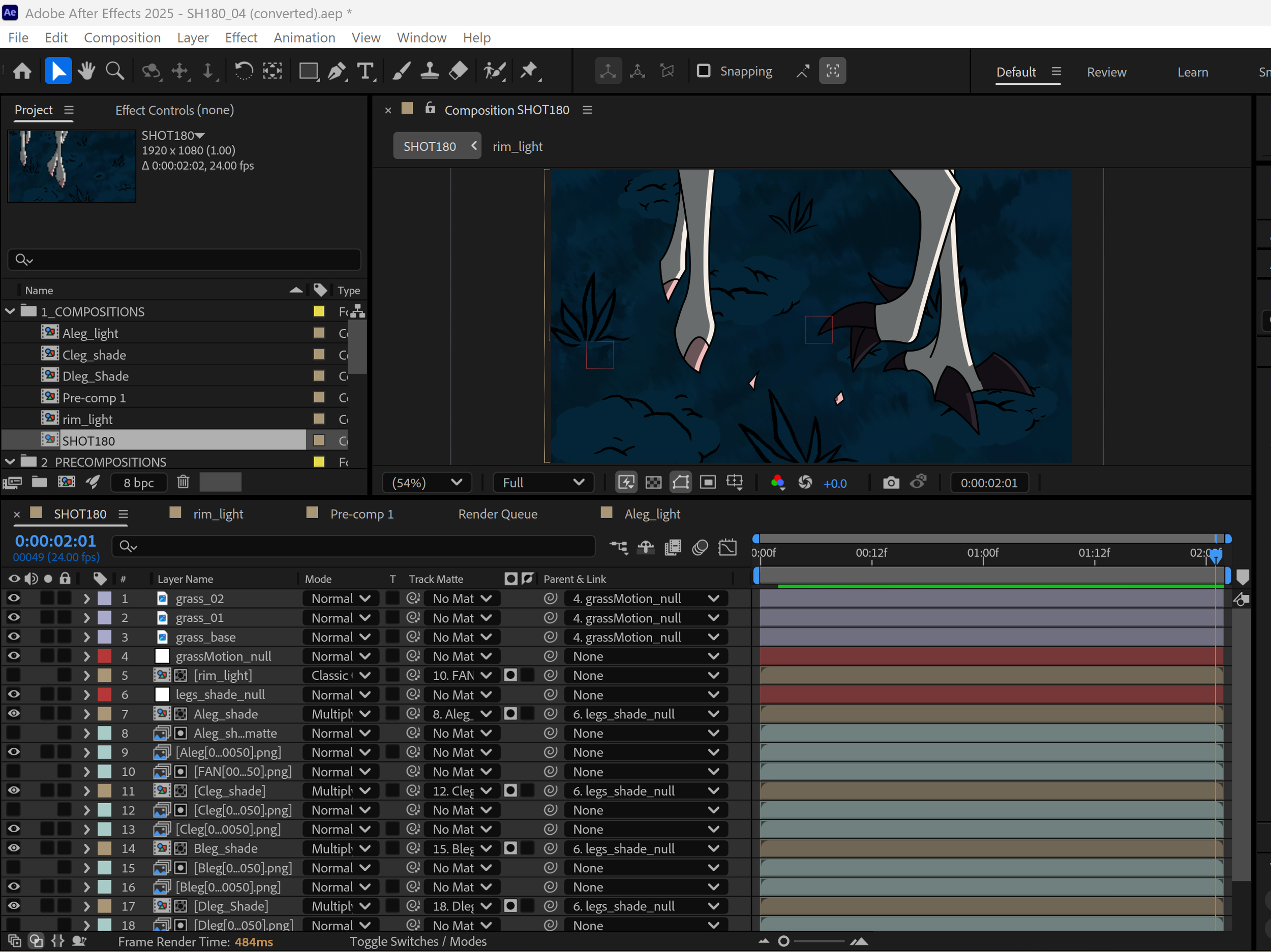 Deer Monster Walk — process