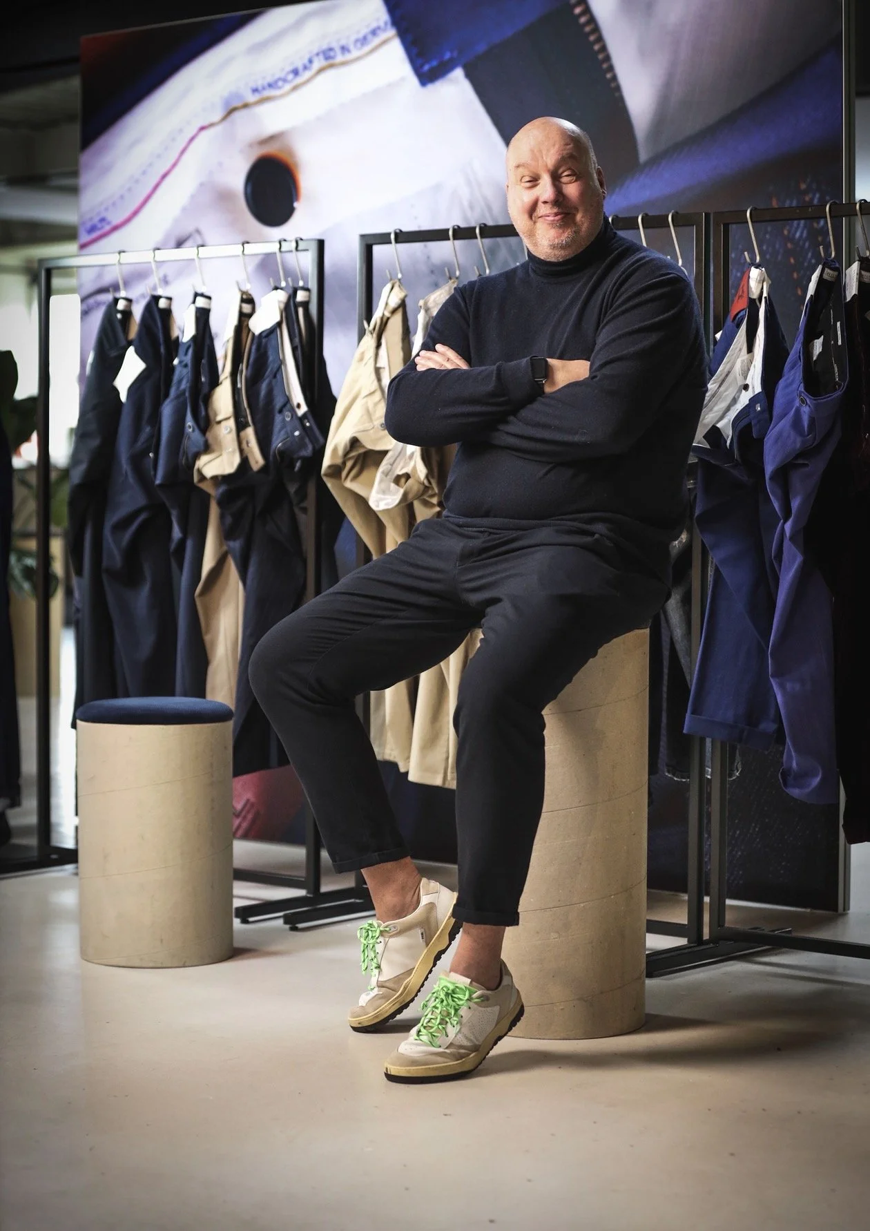 Ingo Brinkmeier im Fashion-Showroom