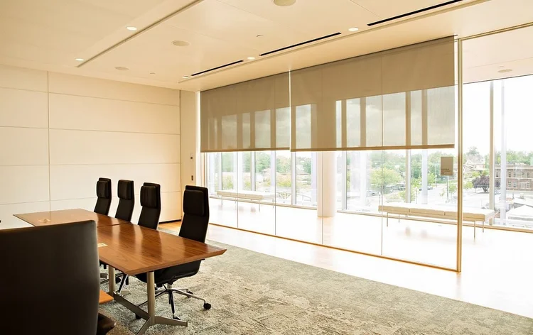 Commercial roller and solar shades