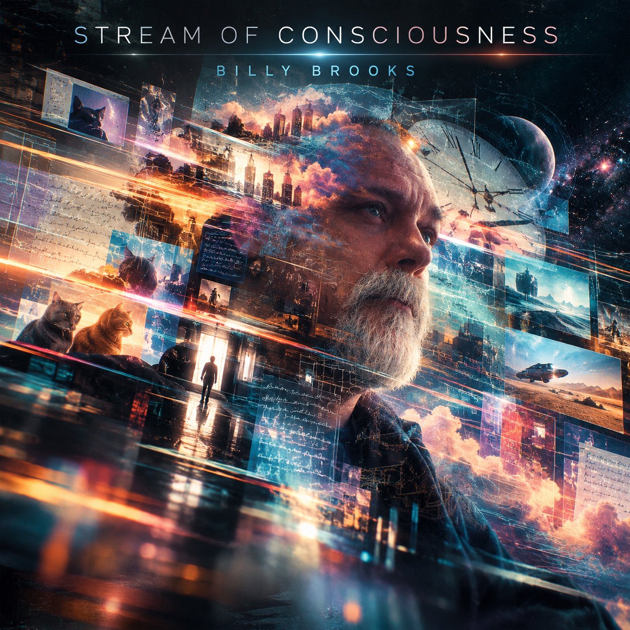 Cover artwork for Stream of Consciousness by Billy Brooks