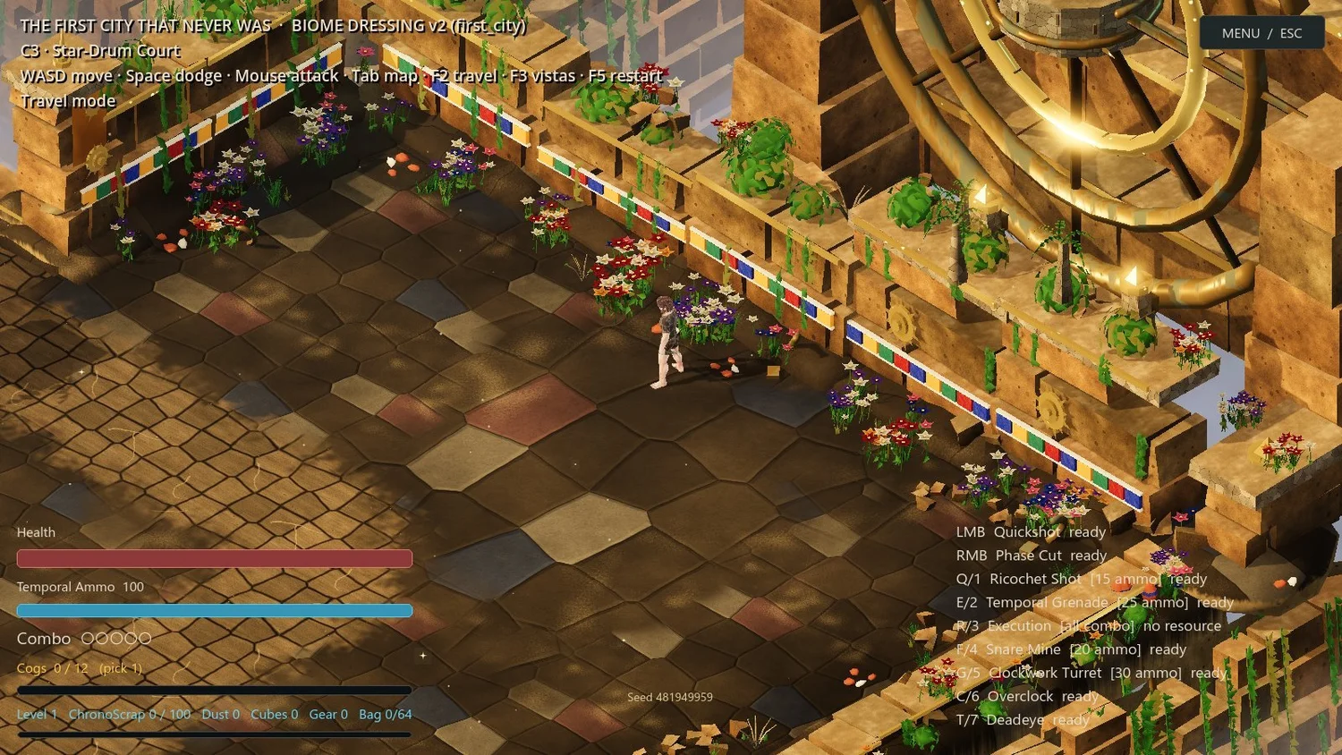 The First City That Never Was in-game development environment