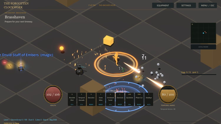 Combat development preview