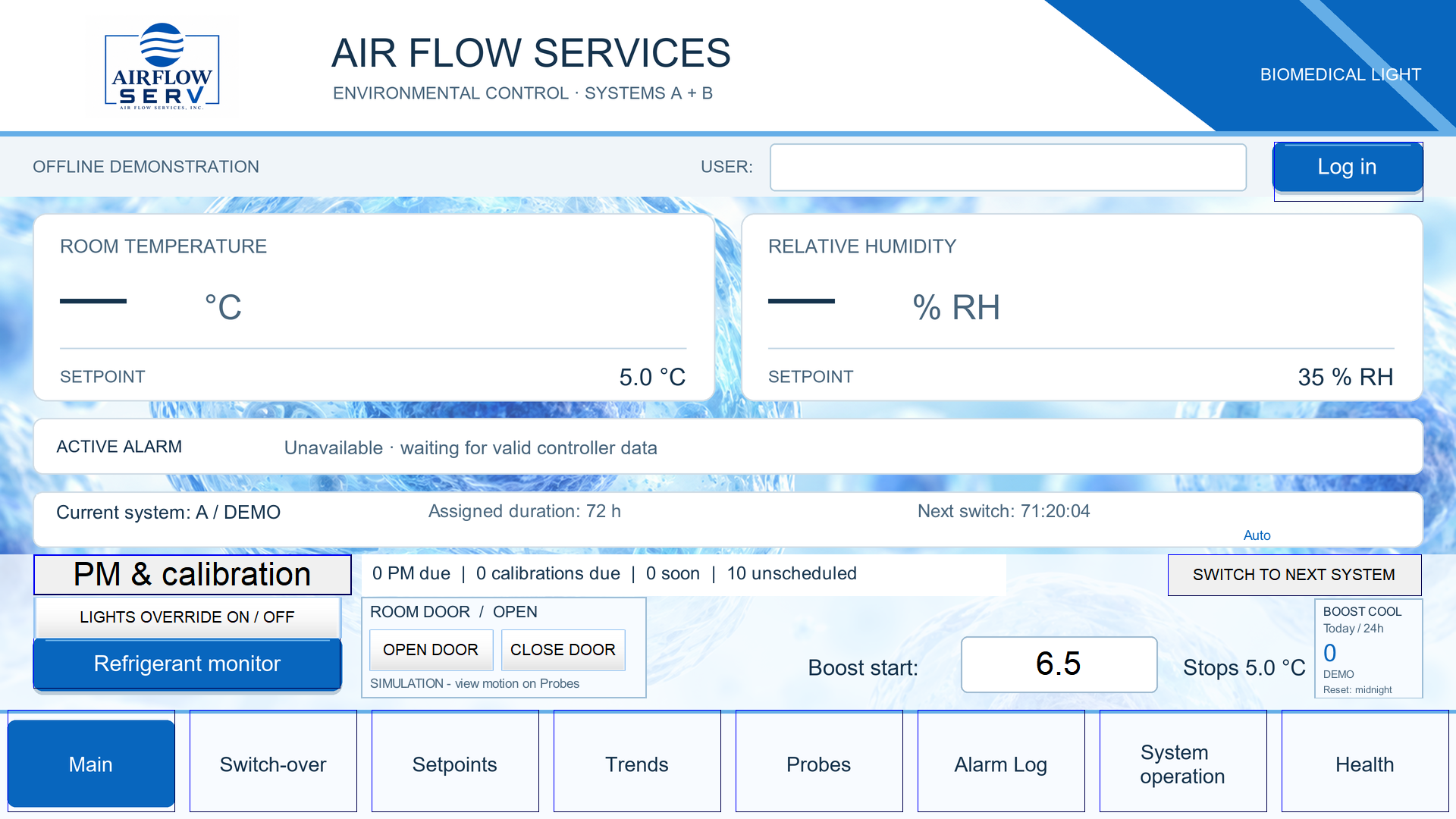 Exact Airflow EasyBuilder offline simulator capture: Overview