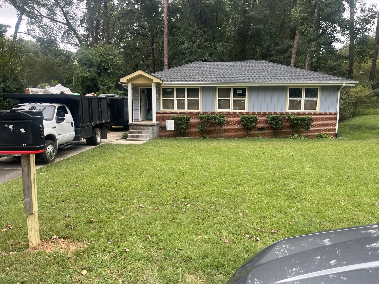 35-Day Remodel exterior in progress