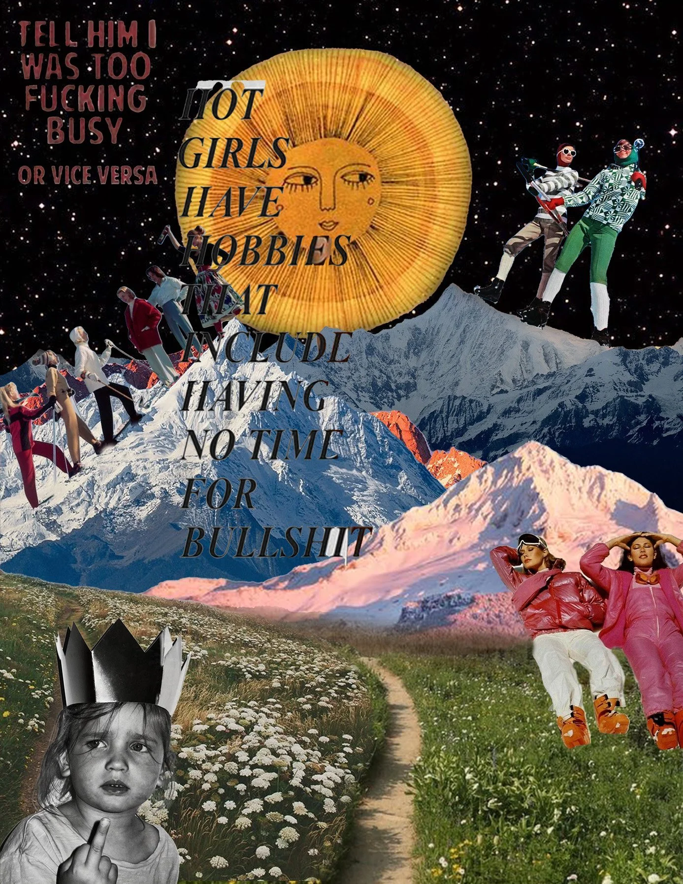 Hot Girls Have Hobbies collage