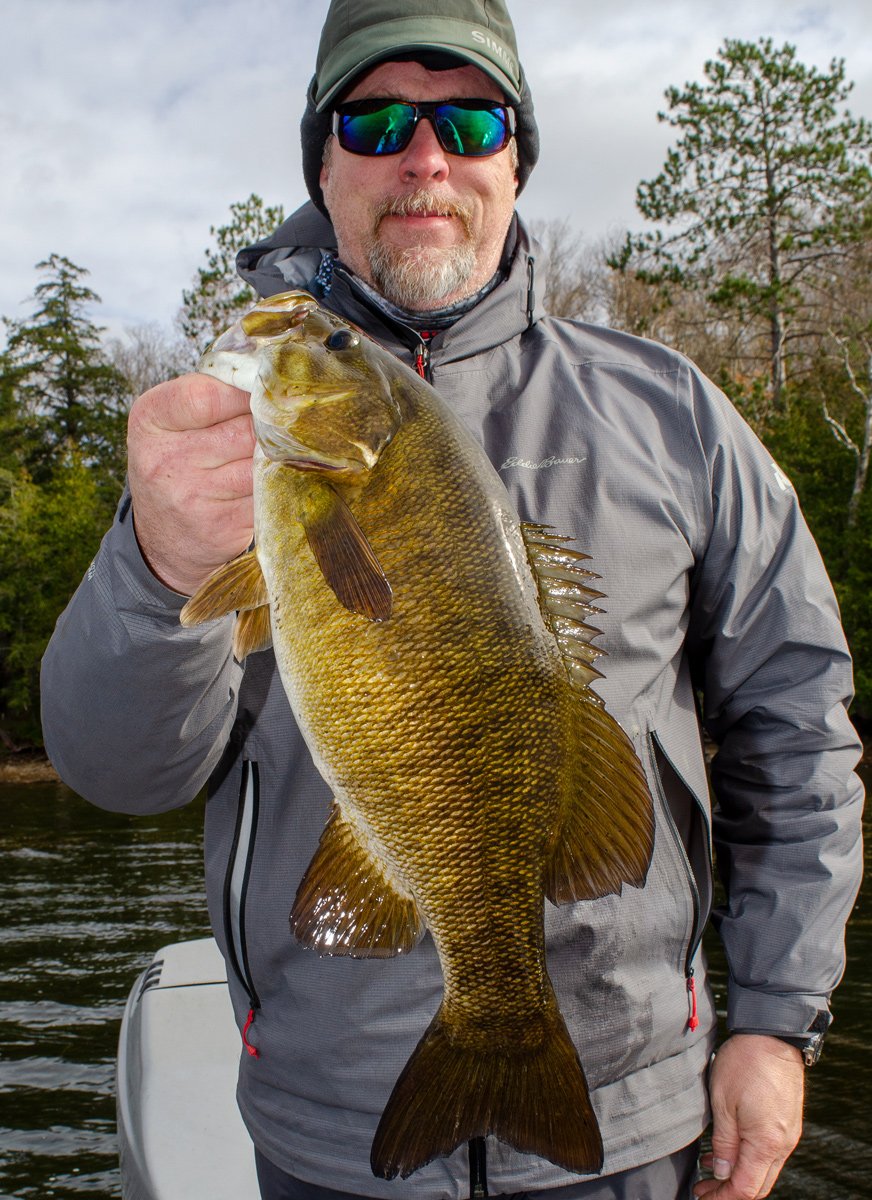 Scotty D with a nice fall smallmouth