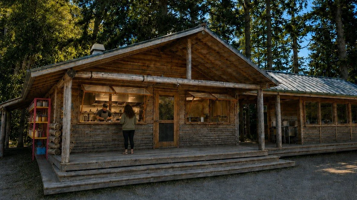 Photo-style concept rendering of the Hurricane Ridge kitchen
