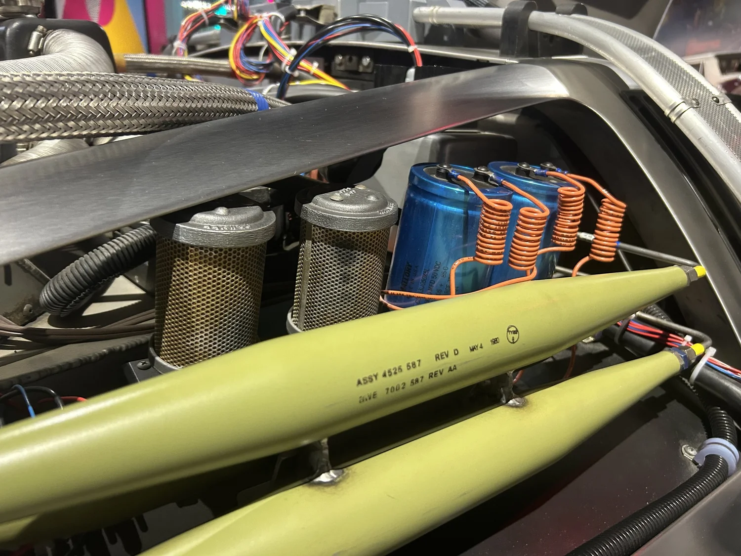 Yellow side pods on the original A car