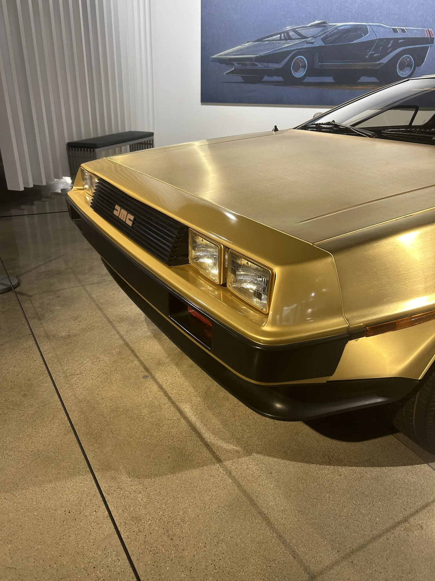 Front of the gold-plated DMC-12