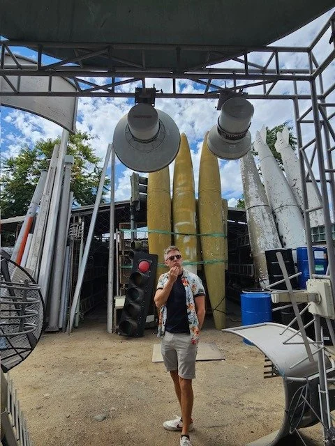 The yard at Apex Electronics