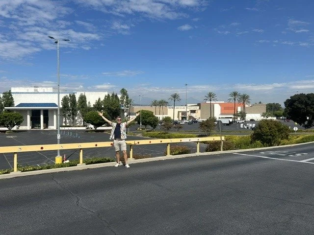 Nick in the Twin Pines Mall car park, Puente Hills Mall