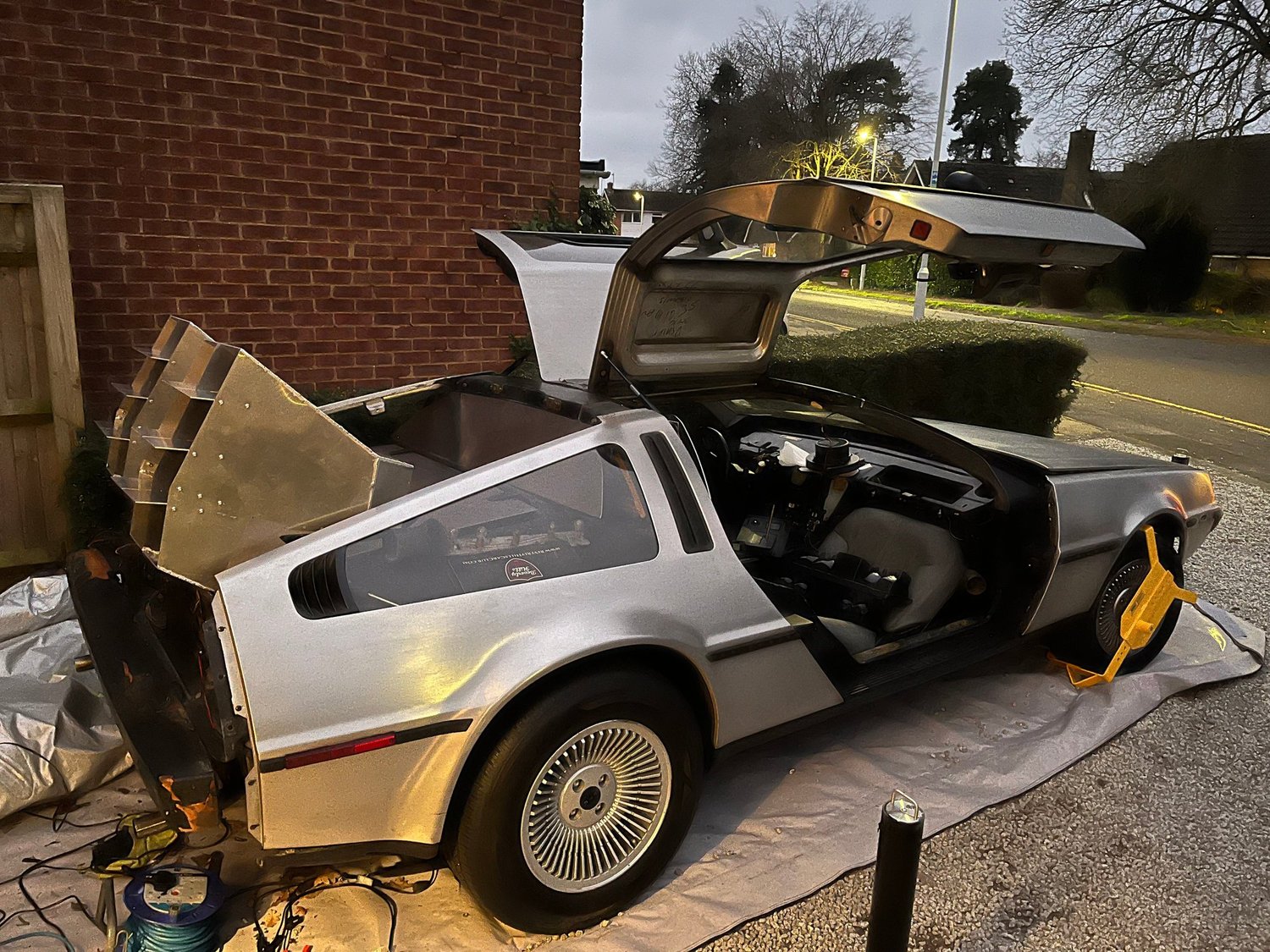DeLorean time machine build – photo 11