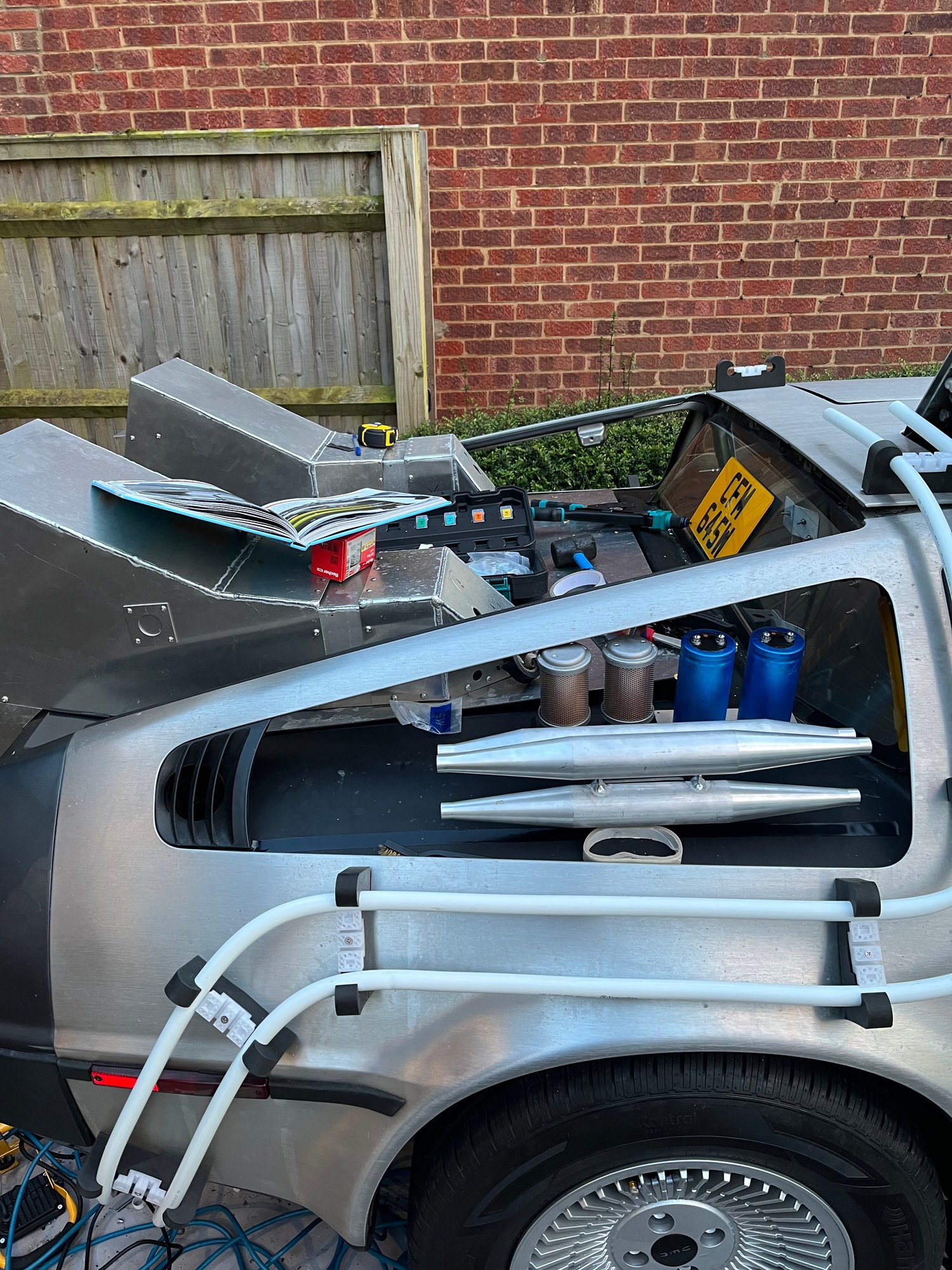 DeLorean time machine build – photo 18