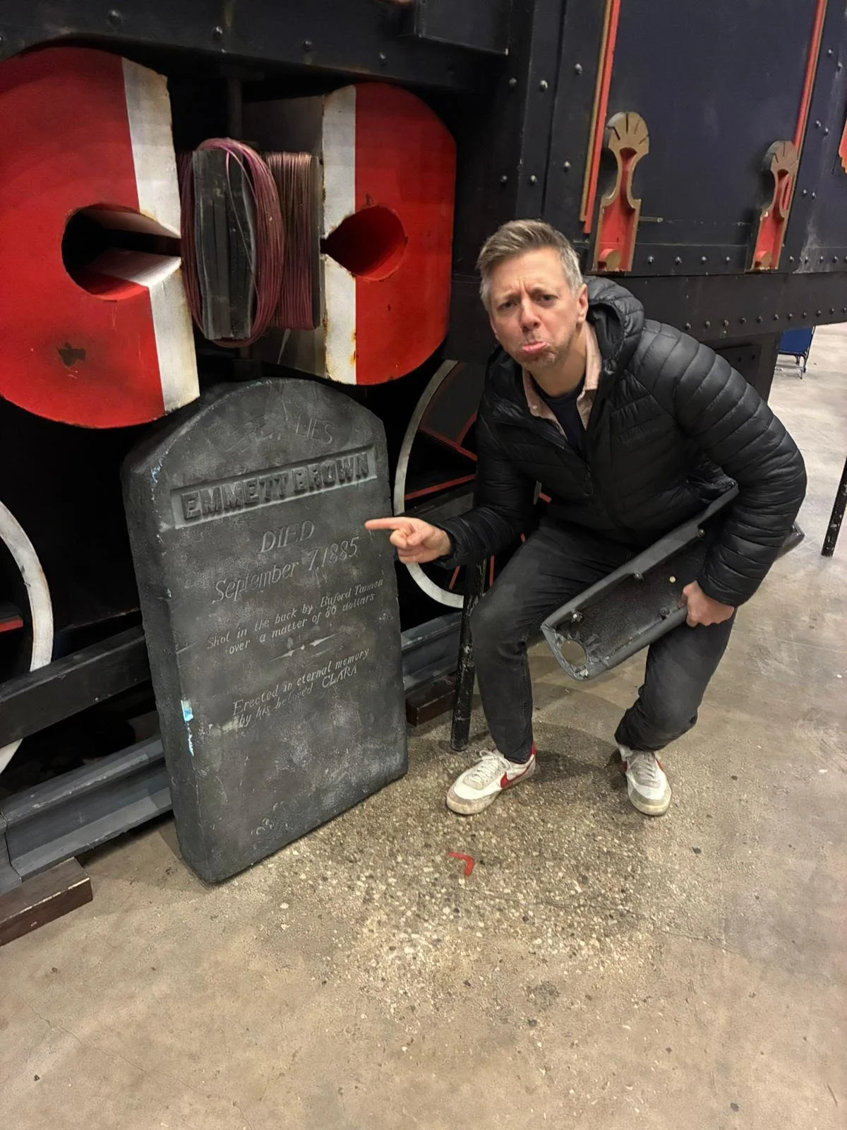 Nick on the Back to the Future trail – photo 2