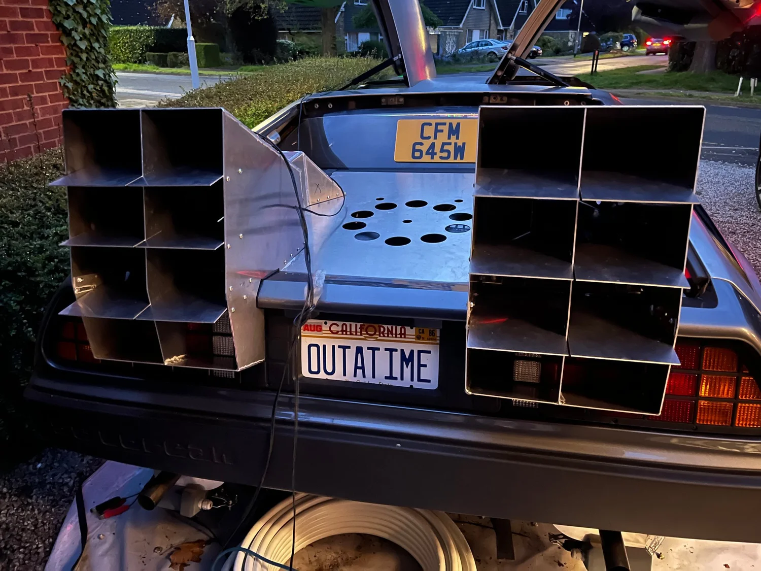 DeLorean time machine build – photo 12