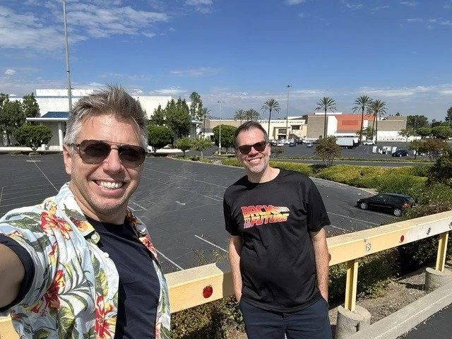The Twin Pines Mall car park where the DeLorean first hit 88 mph