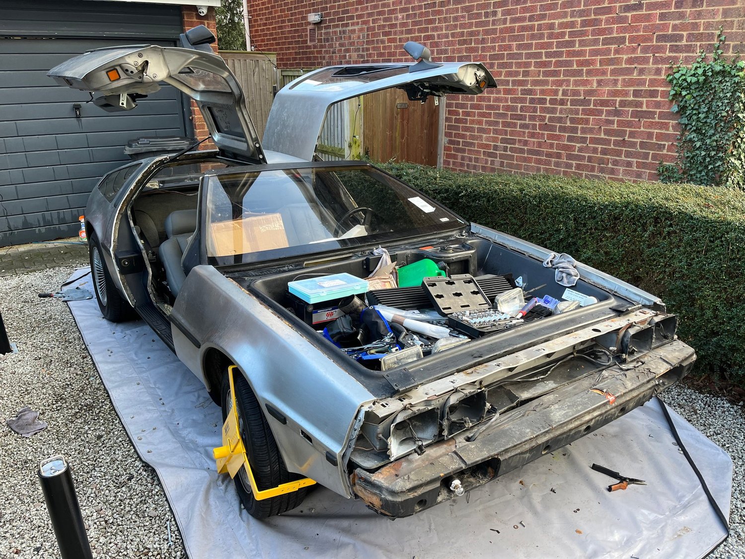 DeLorean time machine build – photo 8