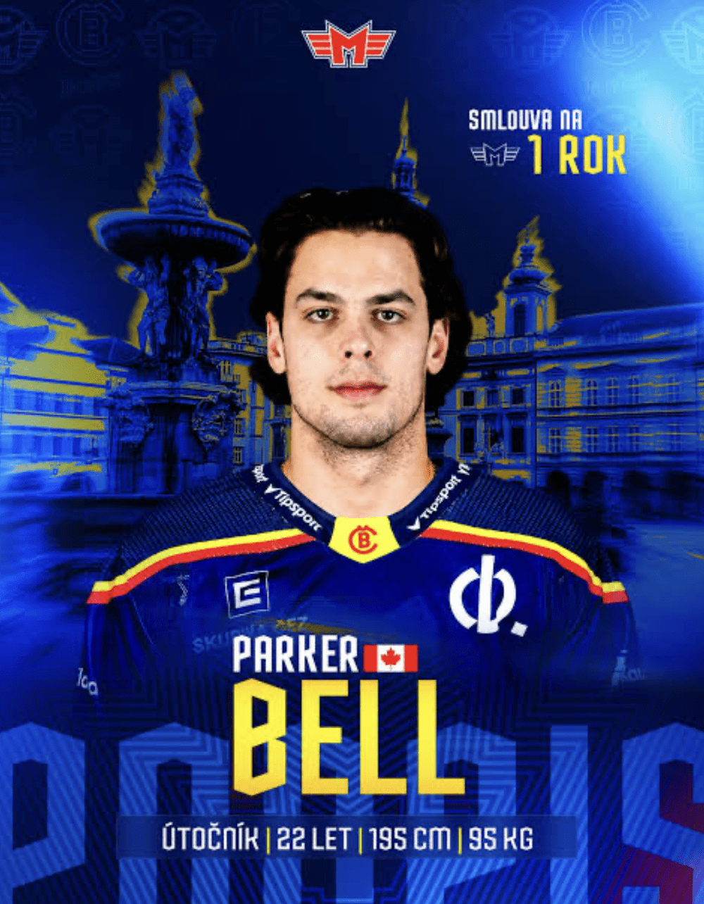 Parker Bell in his Banes Motor České Budějovice jersey