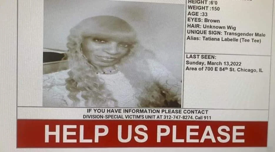 Tatiana Labelle Missing Persons Poster, Courtesy of Facebook