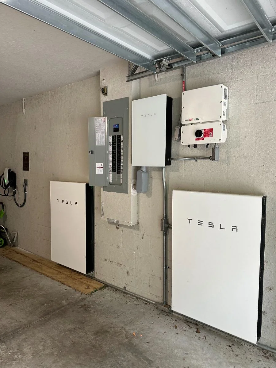 Panel and backup power equipment wired by Kennedy Electric