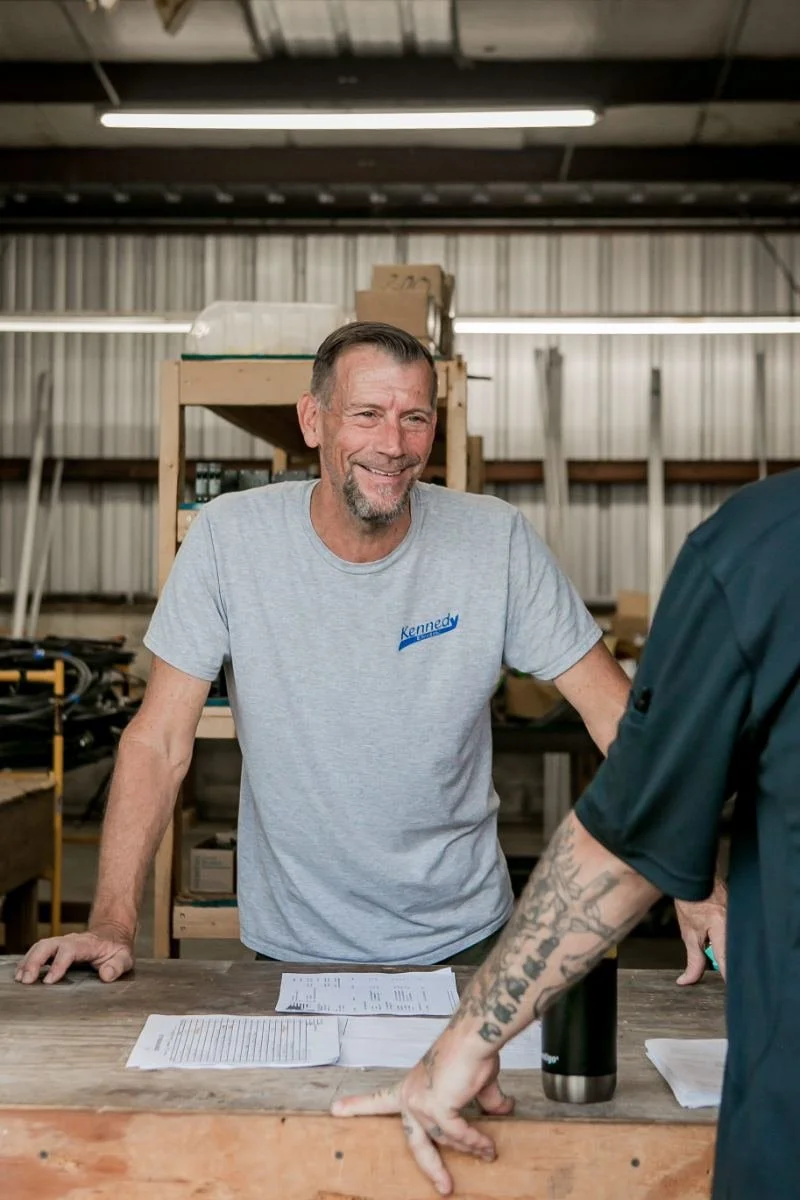Kennedy Electric electrician at the shop