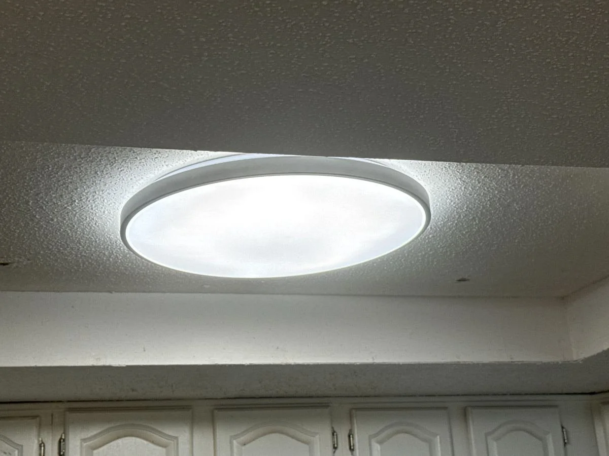 Ceiling light fixture installed by Kennedy Electric