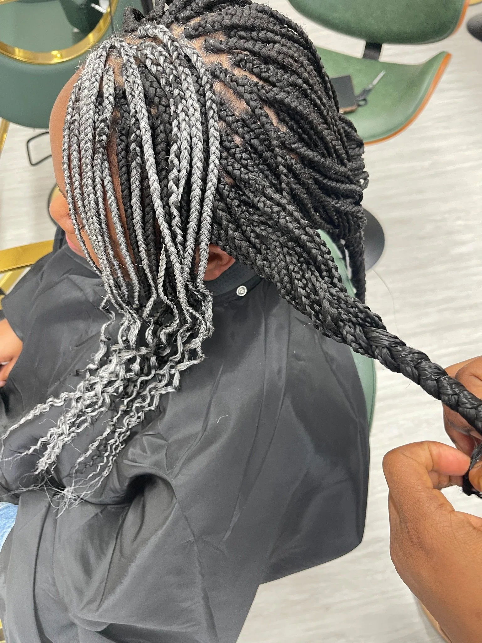 During · braided details at Kandy Style