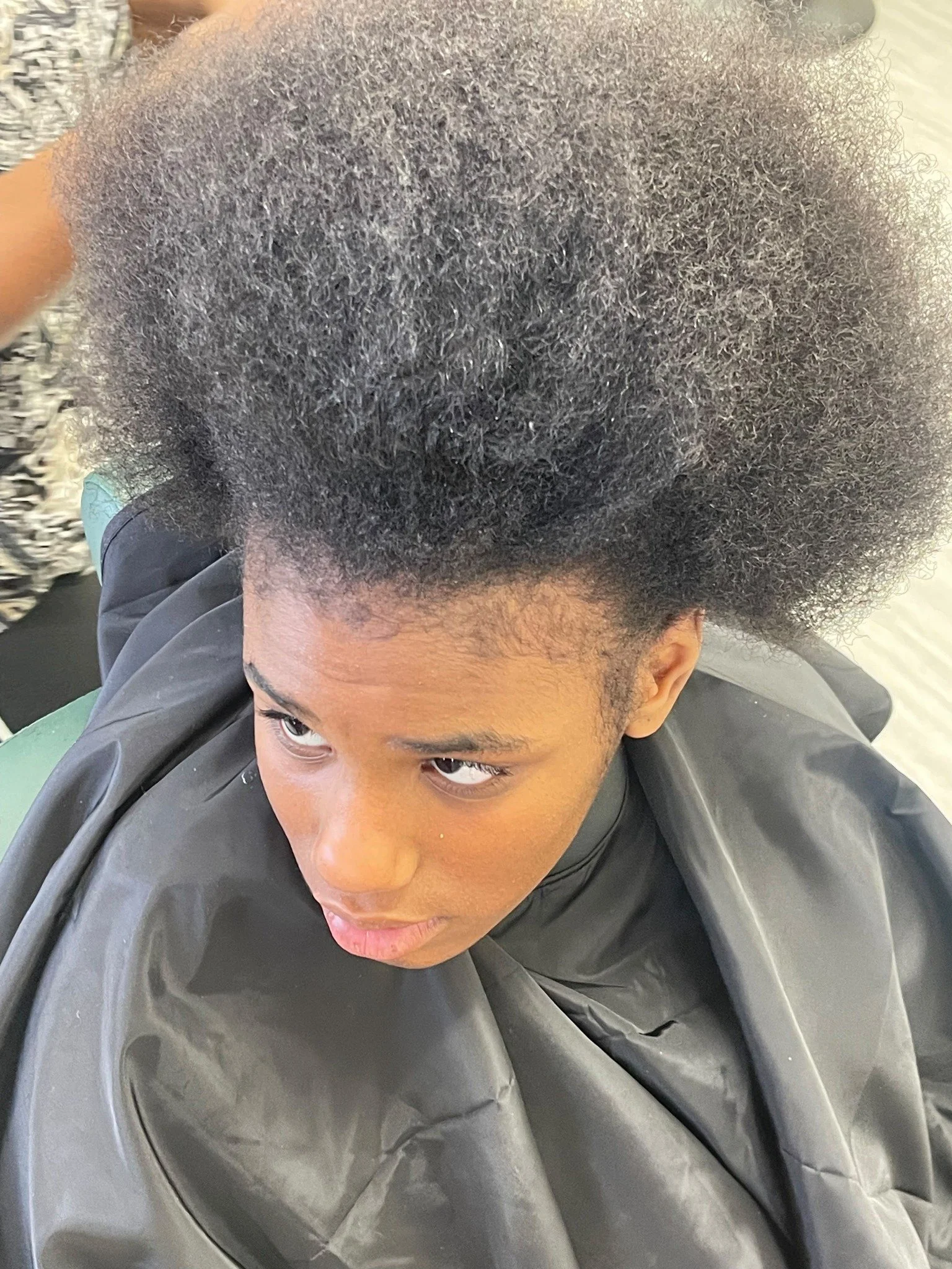 Before · natural hair at Kandy Style