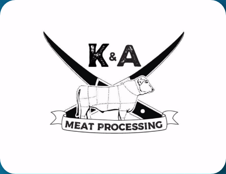 K & A Meat Processing logo, wild game and domestic meat processor in Parks, Arizona