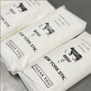 Double wrapped and labeled wild game meat, family owned processor near Flagstaff and Williams AZ