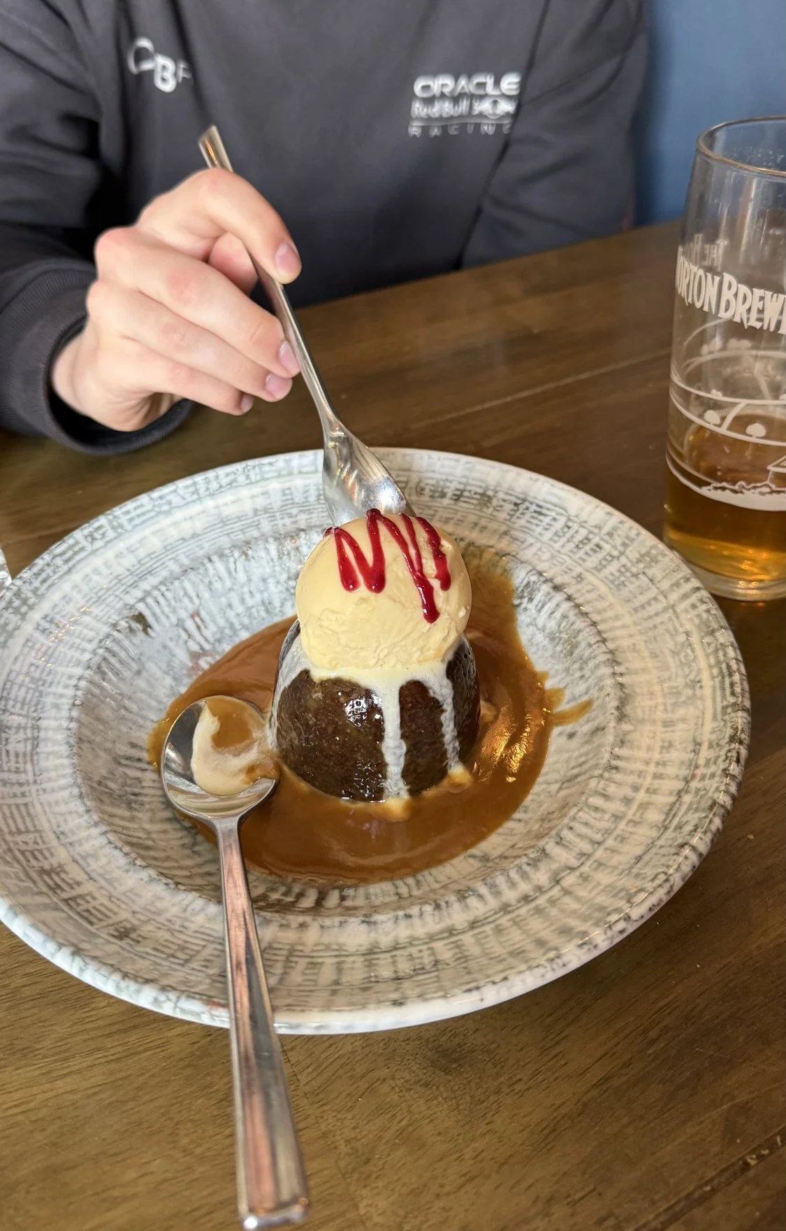 Sticky toffee pudding