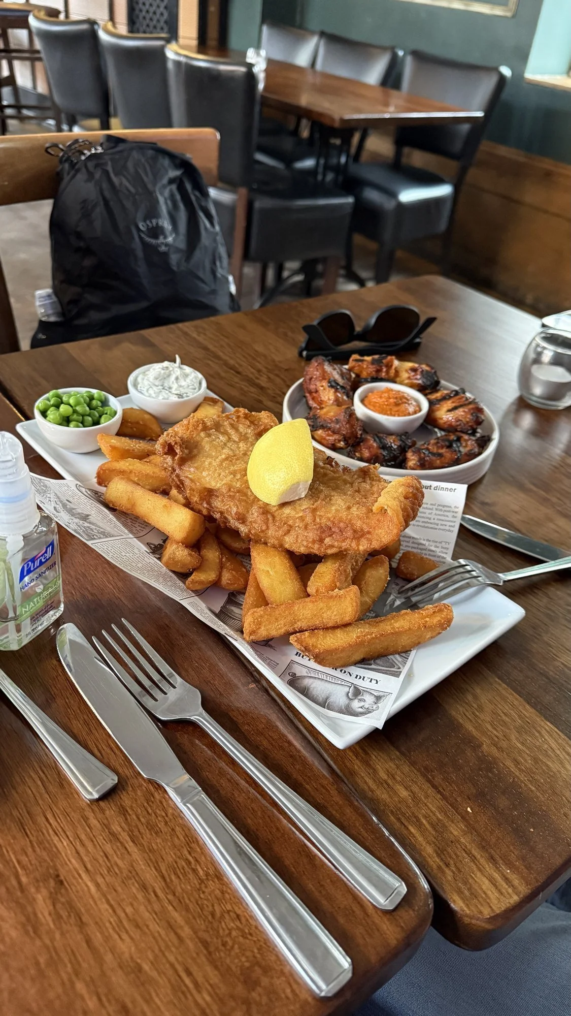 Our first fish and chips