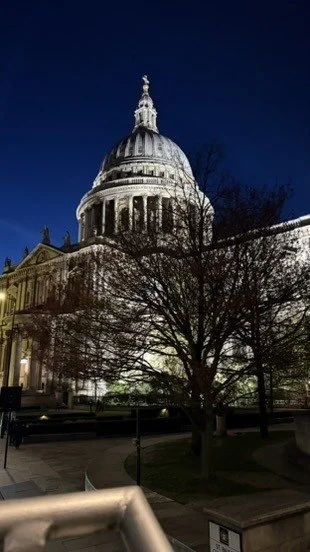 St Paul's at night