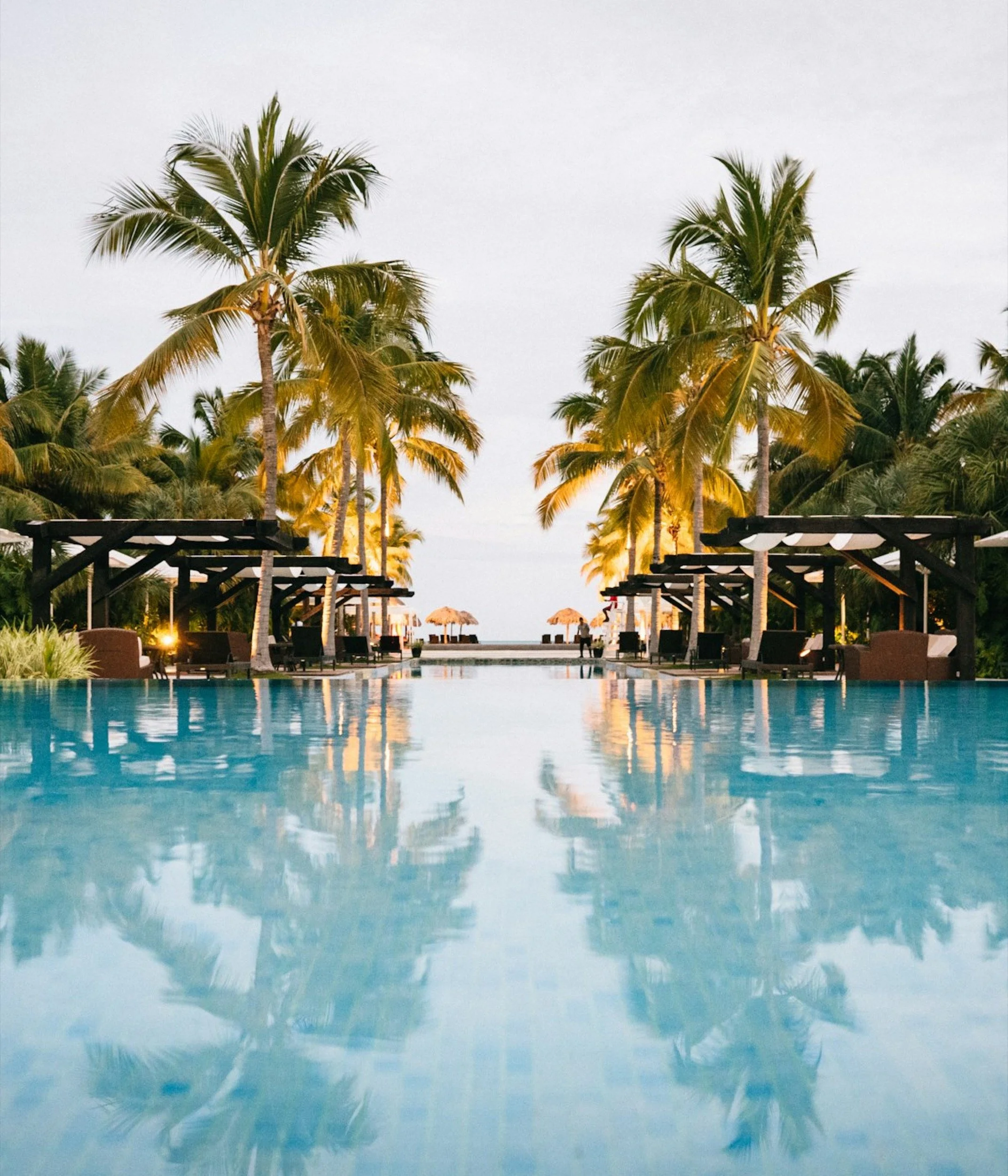 Scenic luxury travel destination