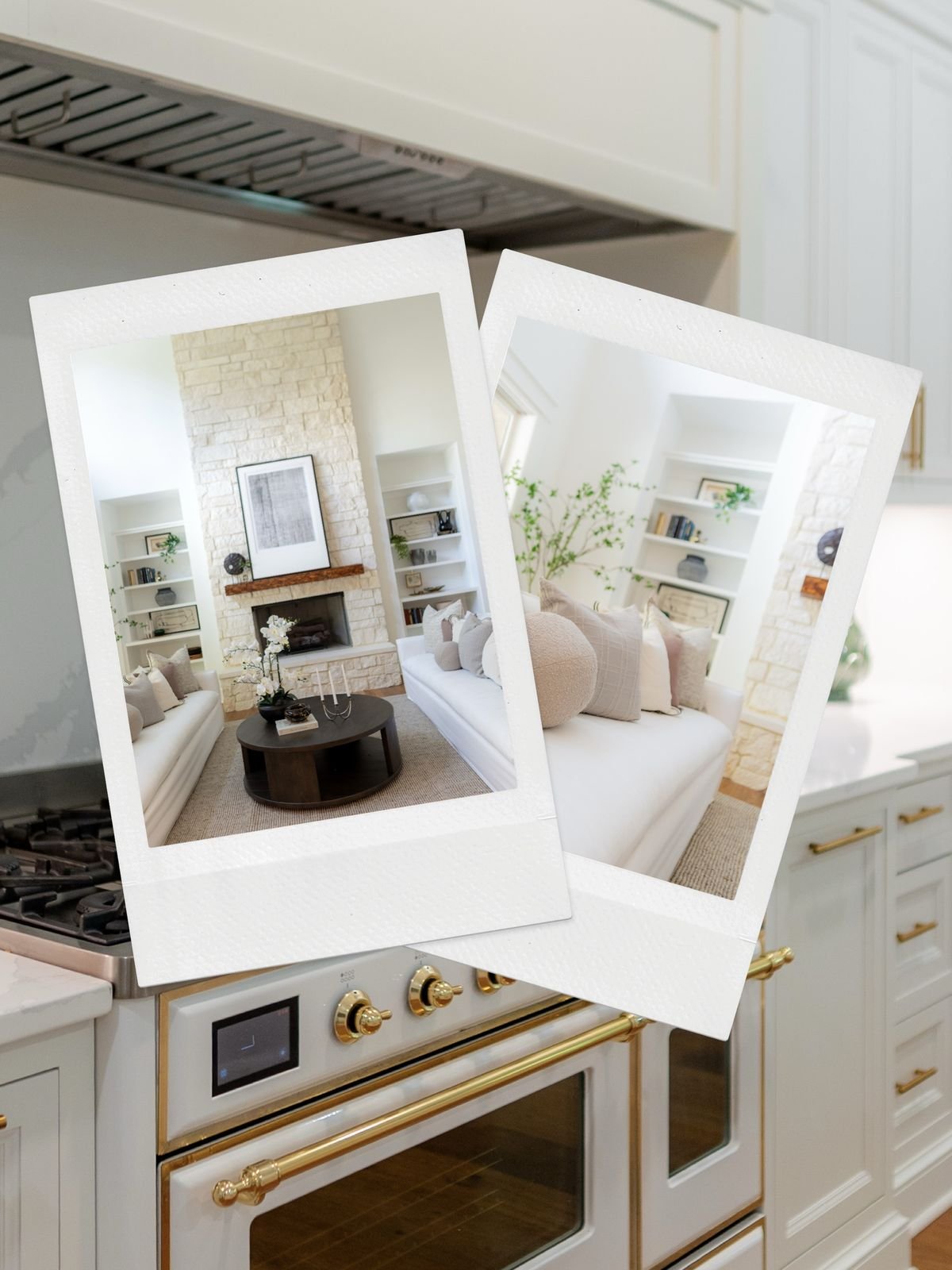 Styled kitchen in a Moore County home ready for listing photos