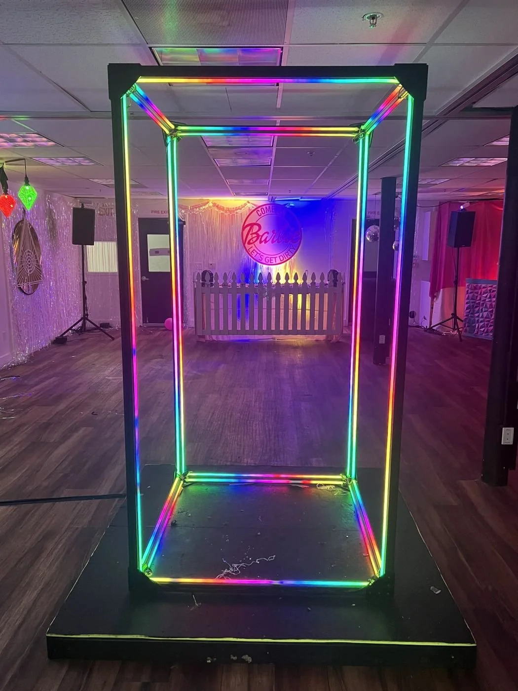 The LED dance cube