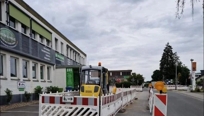 Leverkusen civil works project: StoneCraft GmbH site photo