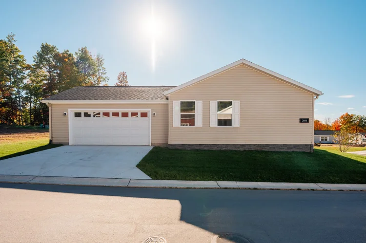 Attached garage and driveway