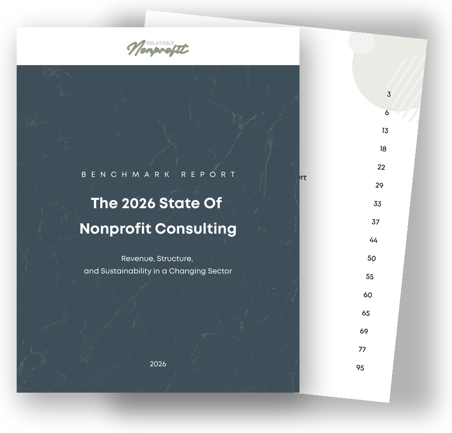 Cover of The 2026 State of Nonprofit Consulting benchmark report