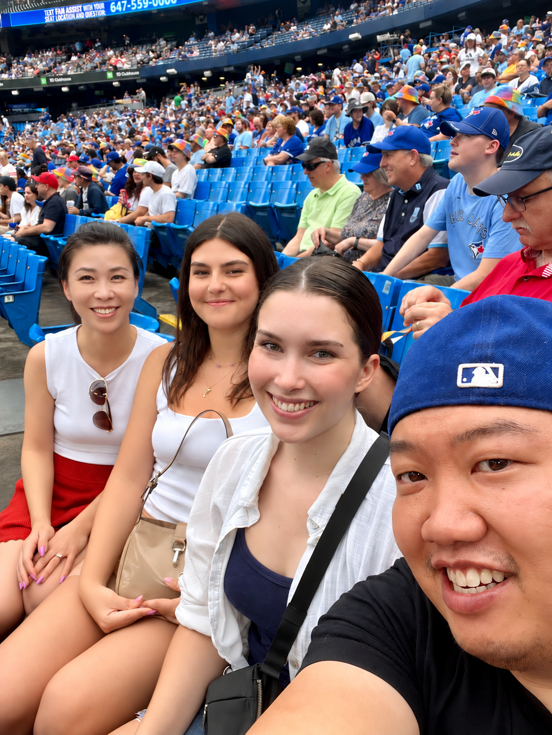 CNA colleagues enjoying a Toronto Blue Jays game.