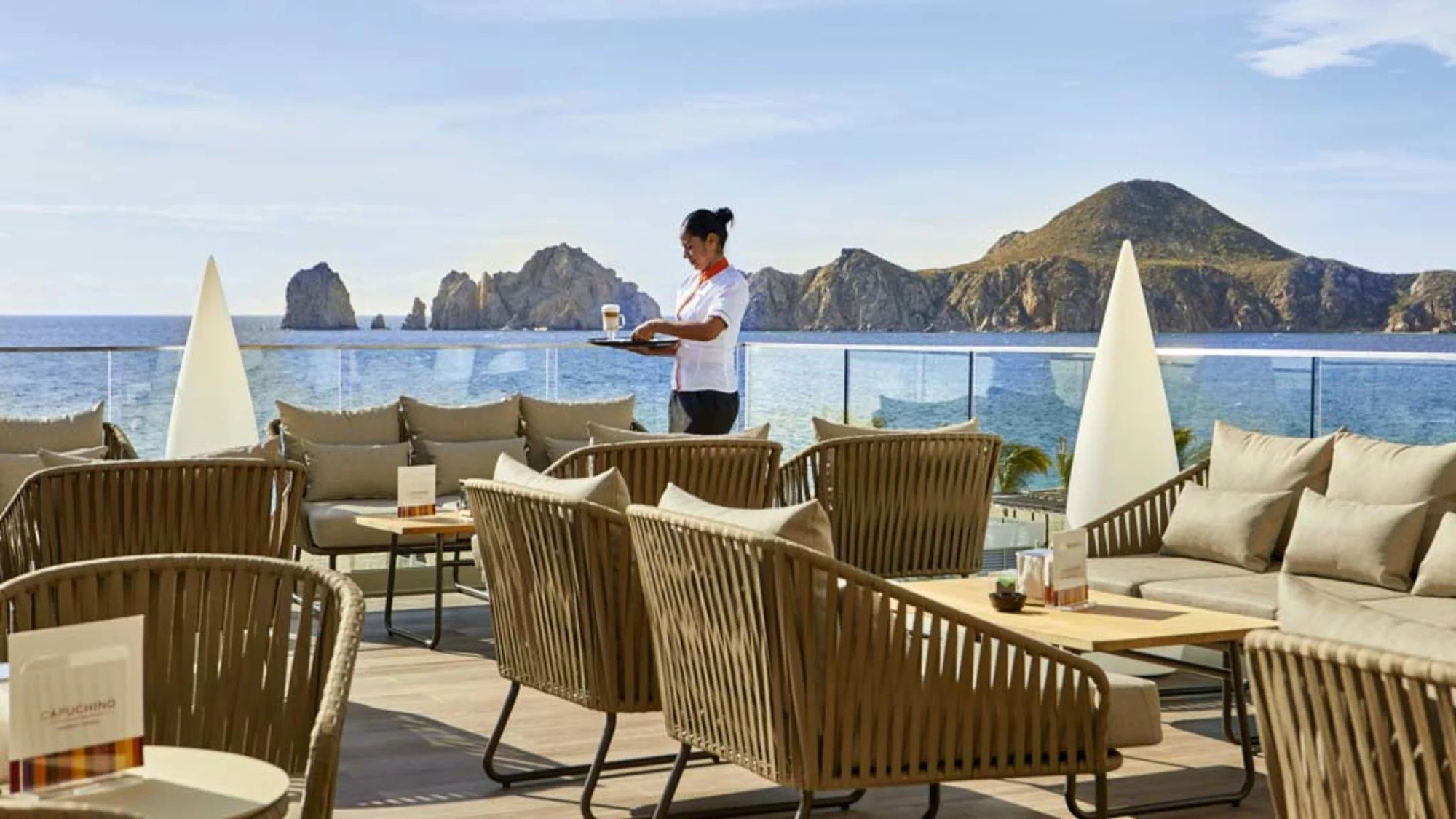 Ocean-view terrace looking toward El Arco