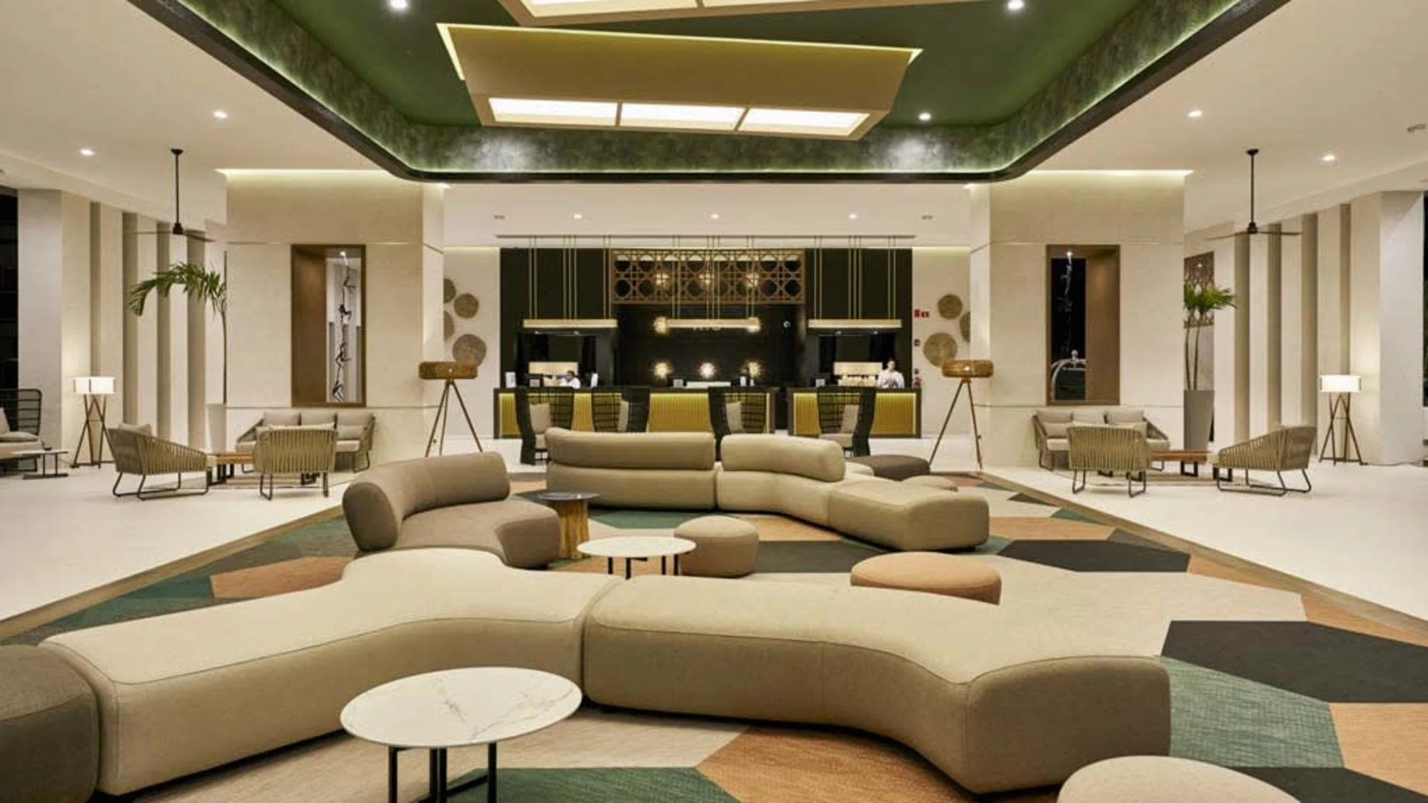 Lobby lounge at Riu Palace Baja California