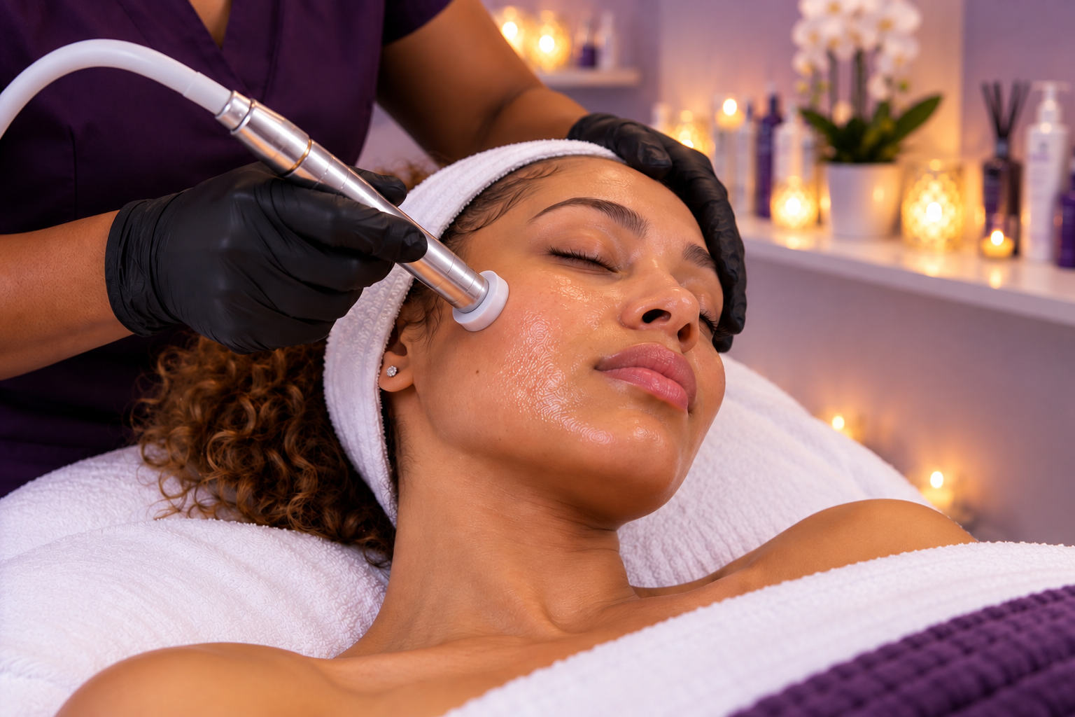Microchanneling Face and Neck treatment