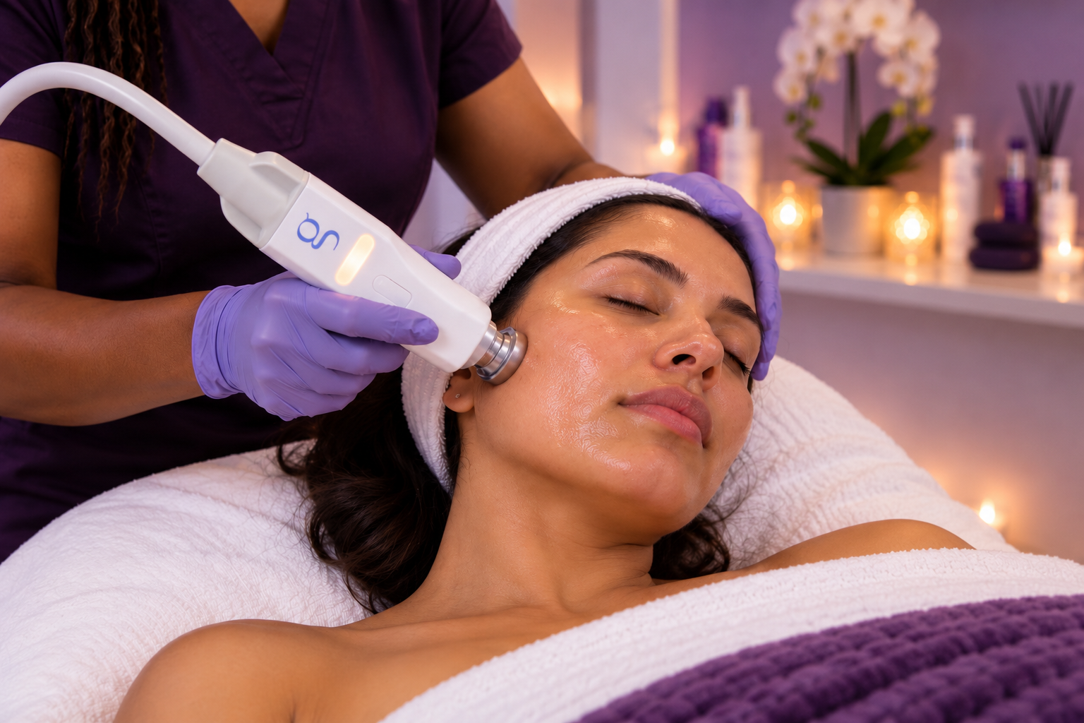Glacial Glide facial treatment at Marie Leigh Aesthetics