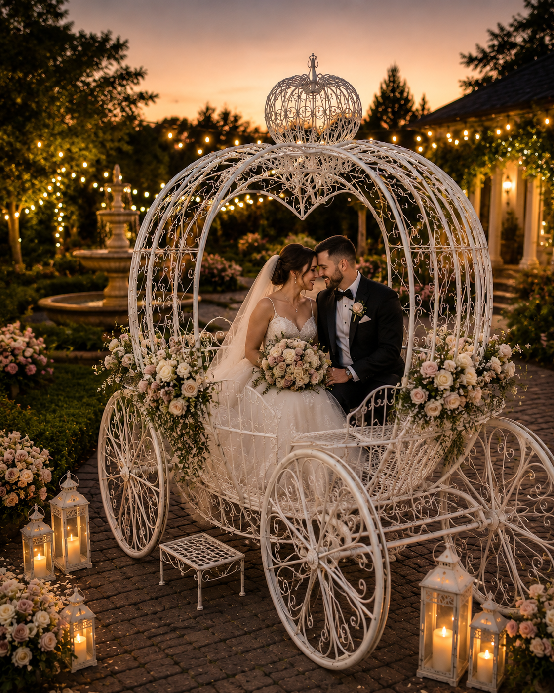 Carriage styling inspiration for weddings