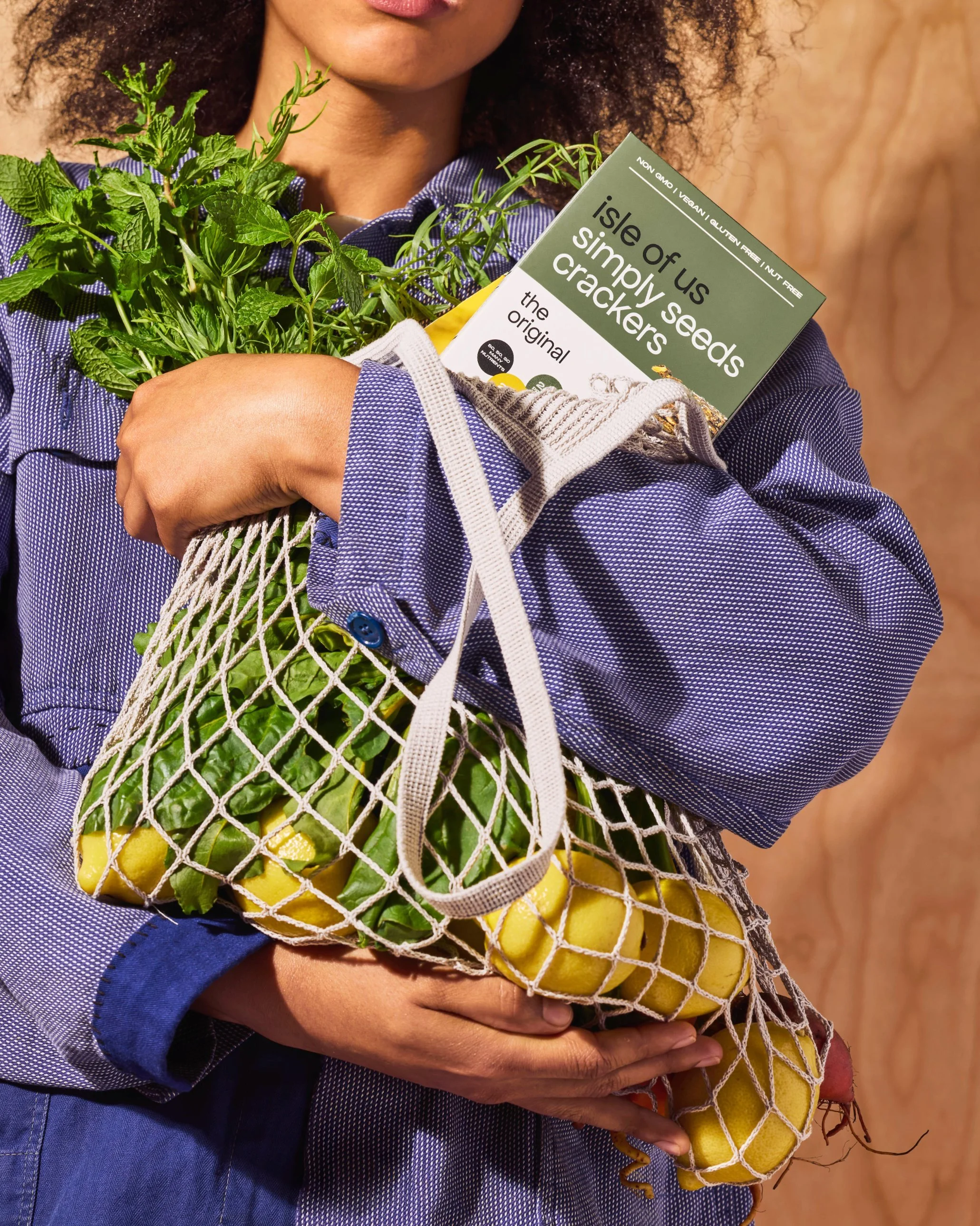 Simply Seeds crackers and Super Clusters bags
