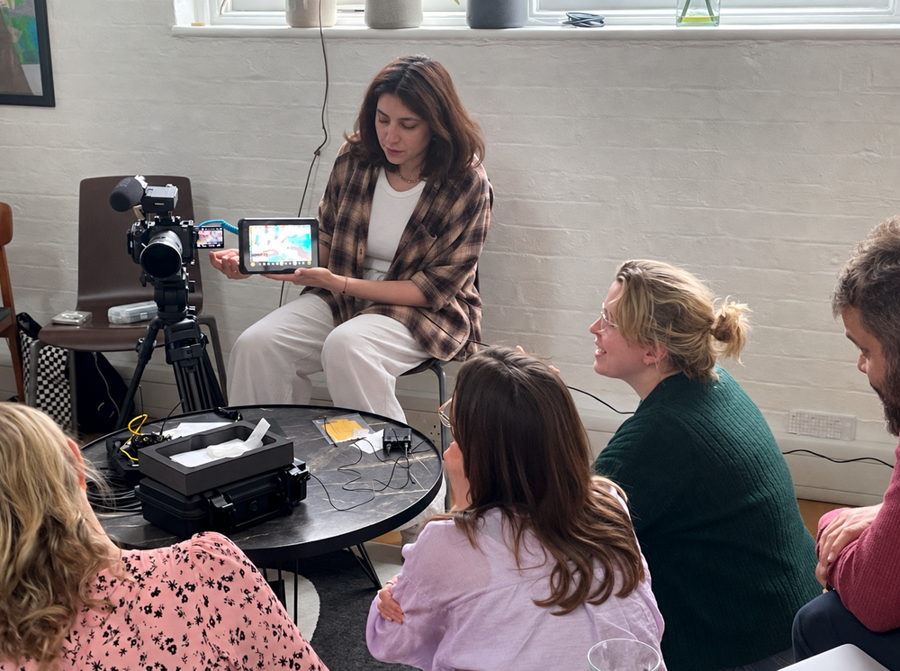 Mandy running a workshop with Zealot