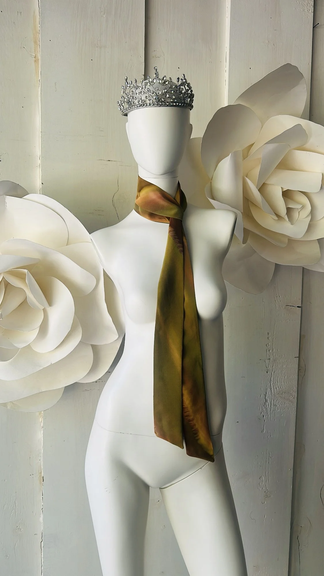 Opal Long Neck Tie by Lisa Rodarte